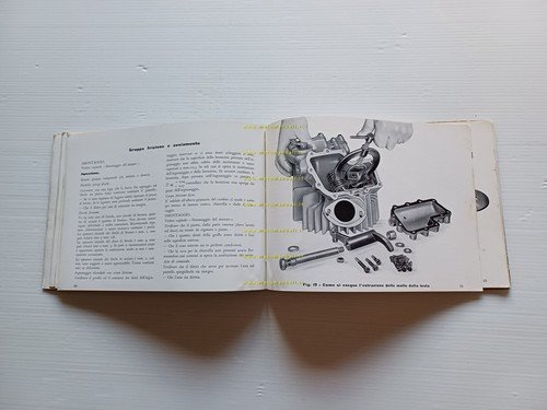 Moto Guzzi Airone 250 Sport 1950 manuale officina riparazione italiano …