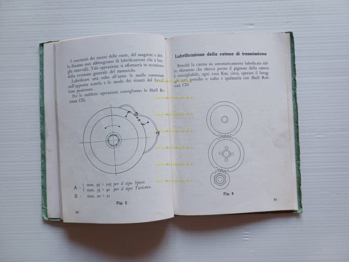 Moto Guzzi Airone 250 Sport-Turismo 1952 manuale uso libretto italiano …