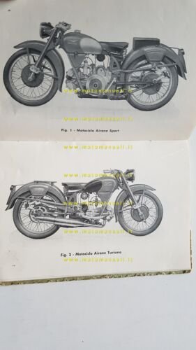 Moto Guzzi Airone 250 Sport-Turismo 1956 manuale uso manutenzione originale
