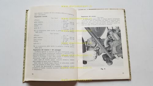 Moto Guzzi Airone 250 Sport-Turismo 1956 manuale uso manutenzione originale