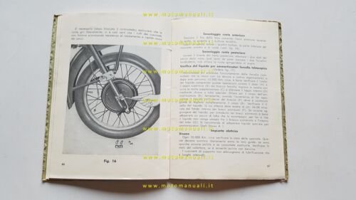 Moto Guzzi Airone 250 Sport-Turismo 1956 manuale uso manutenzione originale