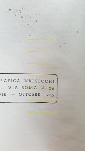 Moto Guzzi Airone 250 Sport-Turismo 1956 manuale uso manutenzione originale