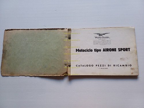 Moto Guzzi Airone Sport 250 1949 catalogo ricambi originale
