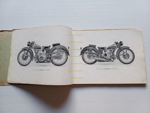 Moto Guzzi Airone Sport 250 1949 catalogo ricambi originale