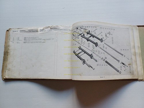 Moto Guzzi Airone Sport 250 1949 catalogo ricambi originale