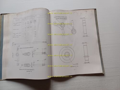 Moto Guzzi Alce 500 Monoposto-Biposto 1940 manuale officina anteguerra ORIGINALE