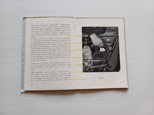 Moto Guzzi Astore 500 1950 manuale uso manutenzione libretto italiano …