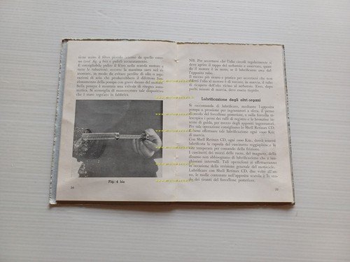 Moto Guzzi Astore 500 1950 manuale uso manutenzione libretto italiano …