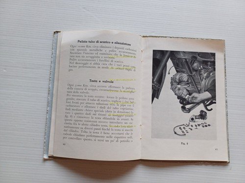 Moto Guzzi Astore 500 1950 manuale uso manutenzione libretto italiano …