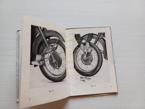 Moto Guzzi Astore 500 1950 manuale uso manutenzione libretto italiano …
