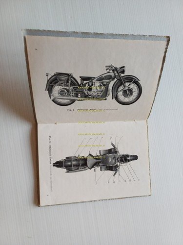 Moto Guzzi Astore 500 1950 manuale uso manutenzione libretto italiano …