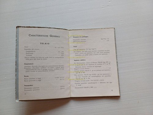 Moto Guzzi Astore 500 1950 manuale uso manutenzione libretto italiano …