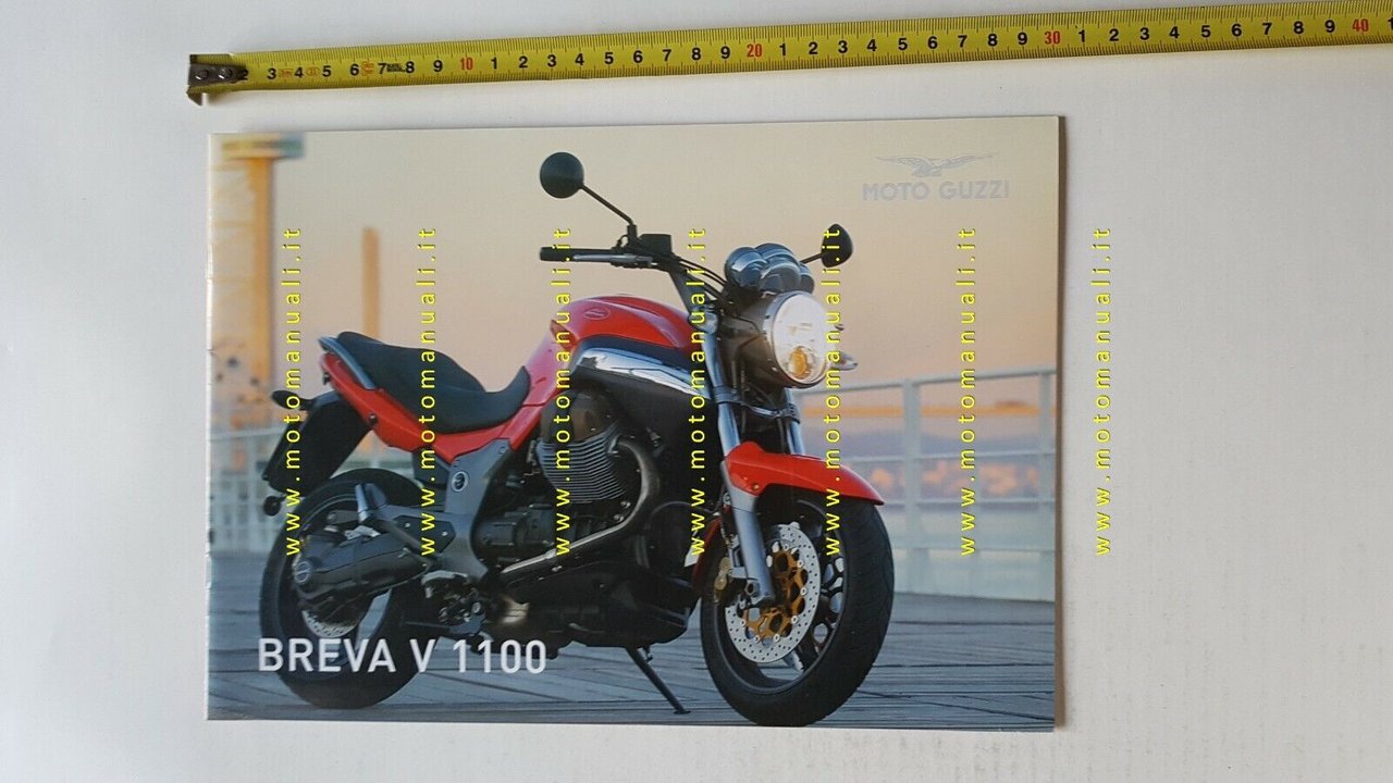 Moto Guzzi Breva V 1100 2005 depliant italiano originale