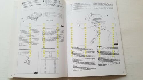 Moto Guzzi California 1000-1100 i 1994 Varianti Manuale Officina 1000 …