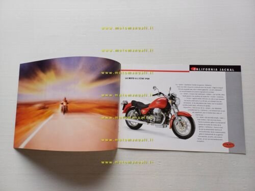 MOTO GUZZI California 1100 Jackal 1999 depliant originale testo FRANCESE