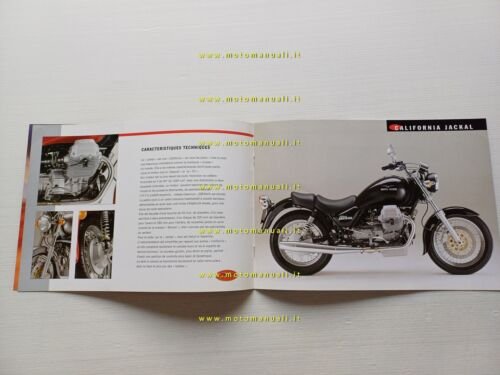 MOTO GUZZI California 1100 Jackal 1999 depliant originale testo FRANCESE