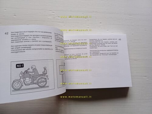 Moto Guzzi California Classic - Touring 2006 manuale uso manutenzione …