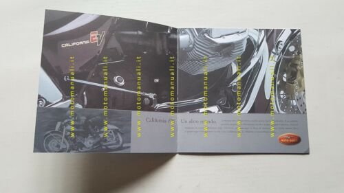 Moto Guzzi California EV 2001 depliant originale italiano brochure