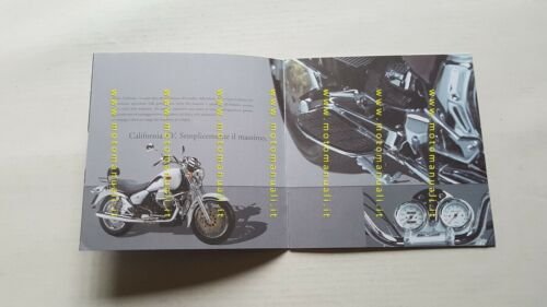Moto Guzzi California EV 2001 depliant originale italiano brochure