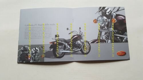 Moto Guzzi California EV 2001 depliant originale italiano brochure
