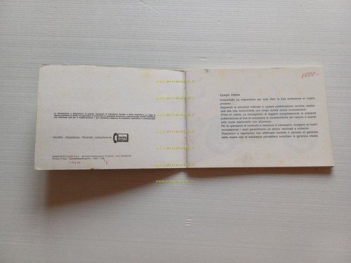 Moto Guzzi California II 1000 1982 manuale uso manutenzione libretto …