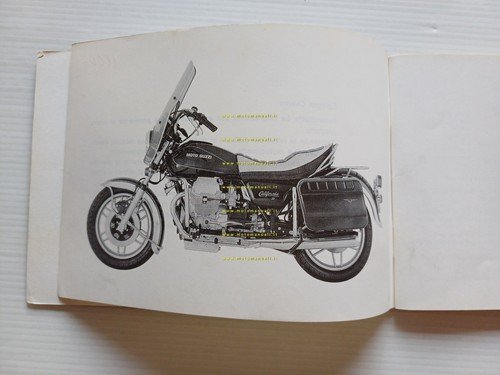 Moto Guzzi California II 1000 1982 manuale uso manutenzione libretto …