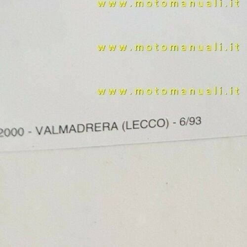 MOTO GUZZI California III 1000-Classic 1993 depliant originale italiano brochure