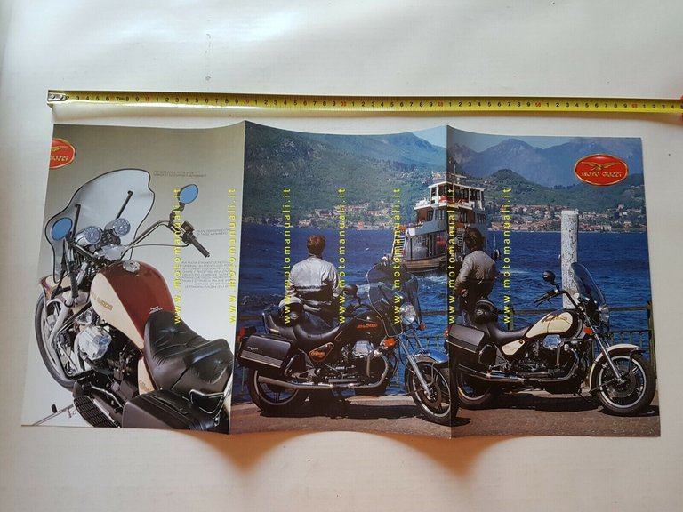 MOTO GUZZI California III 1990 depliant italiano originale brochure