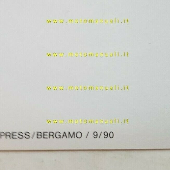 MOTO GUZZI California III 1990 depliant italiano originale brochure