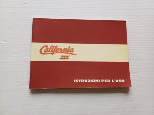 Moto Guzzi California III 1990 manuale uso manutenzione italiano originale