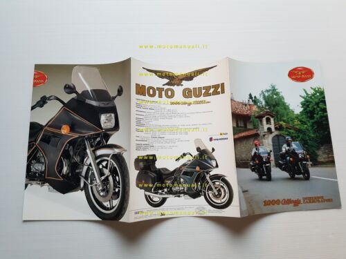 Moto Guzzi California III Iniezione-Carburatori 1990 depliant italiano originale