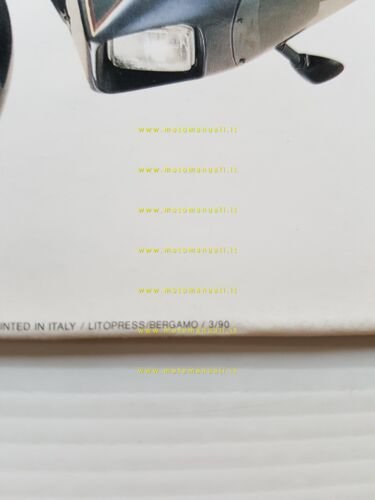 Moto Guzzi California III Iniezione-Carburatori 1990 depliant italiano originale