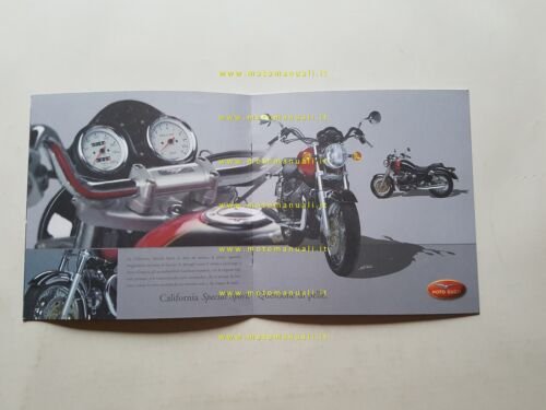 Moto Guzzi California Special Sport 1100 2001 depliant italiano originale