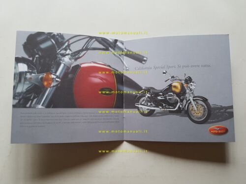 Moto Guzzi California Special Sport 1100 2001 depliant italiano originale