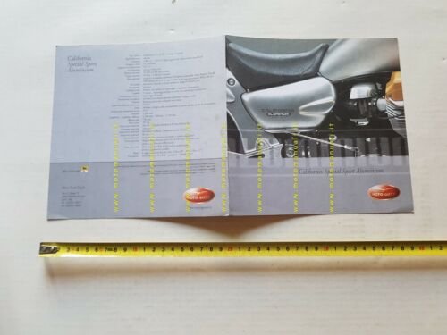 MOTO GUZZI California Special Sport Aluminium 1100 2002 depliant brochure