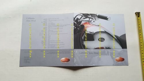 Moto Guzzi California Stone Metal 2001 depliant originale italiano brochure