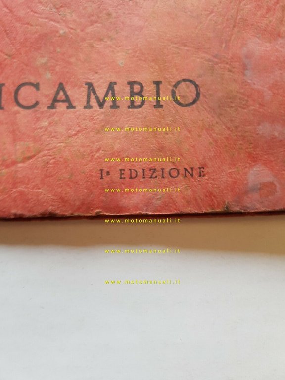 Moto Guzzi Cardellino 65 1955 catalogo ricambi ORIGINALE spare parts …