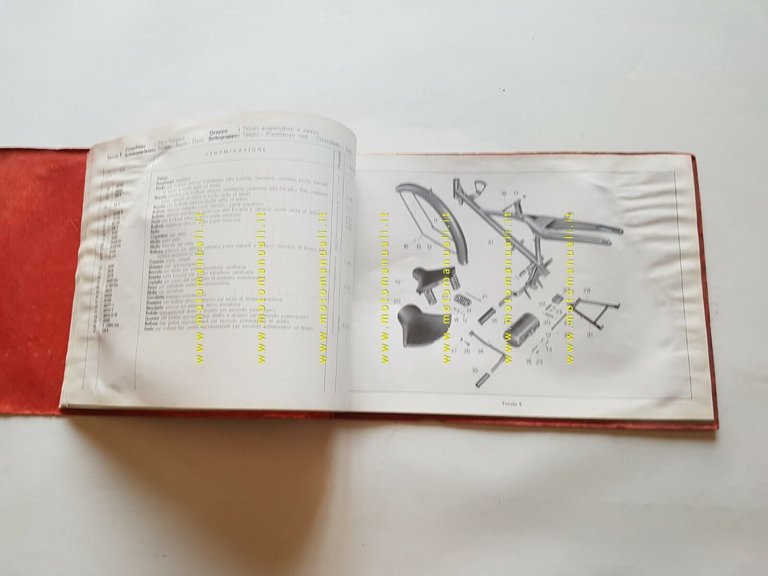 Moto Guzzi Cardellino 65 1955 catalogo ricambi ORIGINALE spare parts …