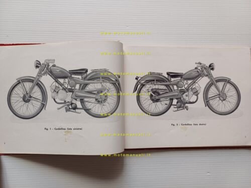 Moto Guzzi Cardellino 65 1955 manuale officina originale