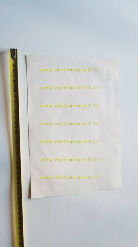 Moto Guzzi Cardellino 65 1956 depliant brochure originale