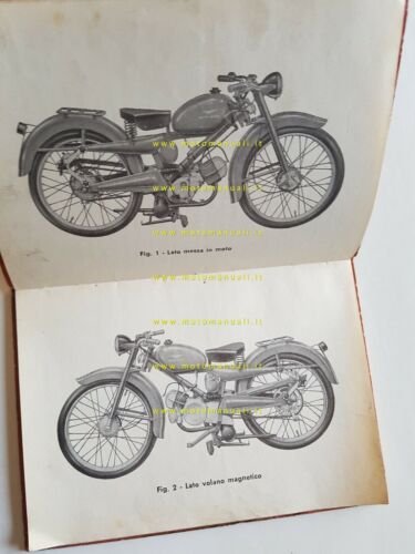 Moto Guzzi Cardellino 65 1956 manuale uso originale genuine owner's …