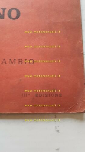 Moto Guzzi Cardellino 73 1959 catalogo ricambi ORIGINALE spare parts …