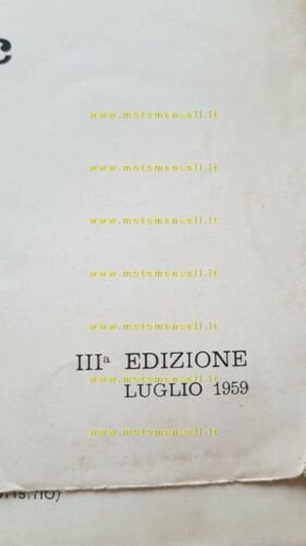 Moto Guzzi Cardellino 73 1959 catalogo ricambi ORIGINALE spare parts …