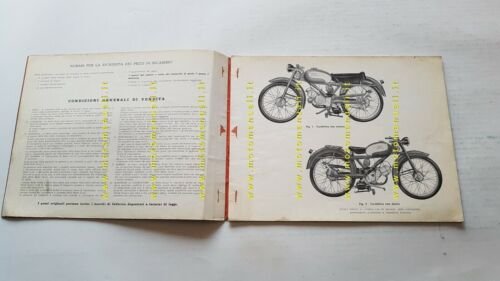 Moto Guzzi Cardellino 73 1959 catalogo ricambi ORIGINALE spare parts …