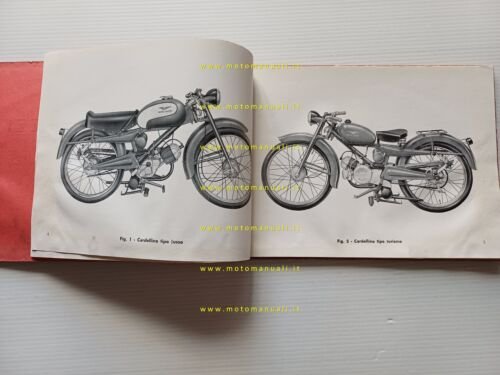 Moto Guzzi Cardellino 73 Lusso - Turismo 1957 manuale officina …