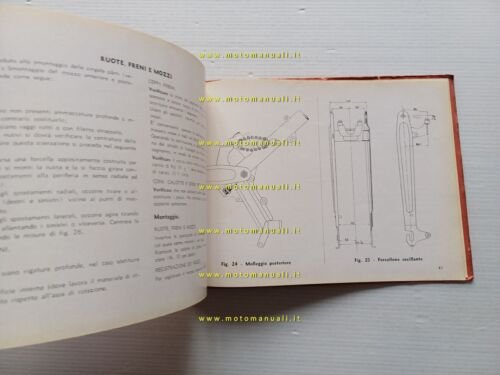 Moto Guzzi Cardellino 73 Lusso - Turismo manuale officina II …