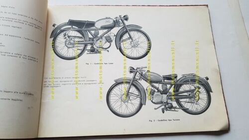 Moto Guzzi Cardellino 73 Lusso-Turismo 1958 catalogo ricambi ORIGINALE