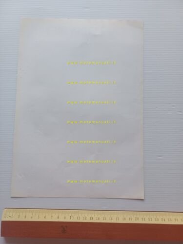 Moto Guzzi Cardellino 83 1963 depliant italiano originale