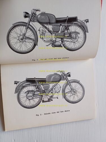 Moto Guzzi Cardellino 83 1963 manuale uso manutenzione libretto ORIGINALE