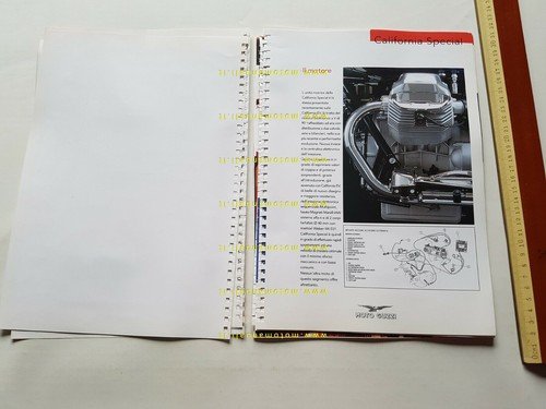 Moto Guzzi cartella stampa presentazione California Special 1998